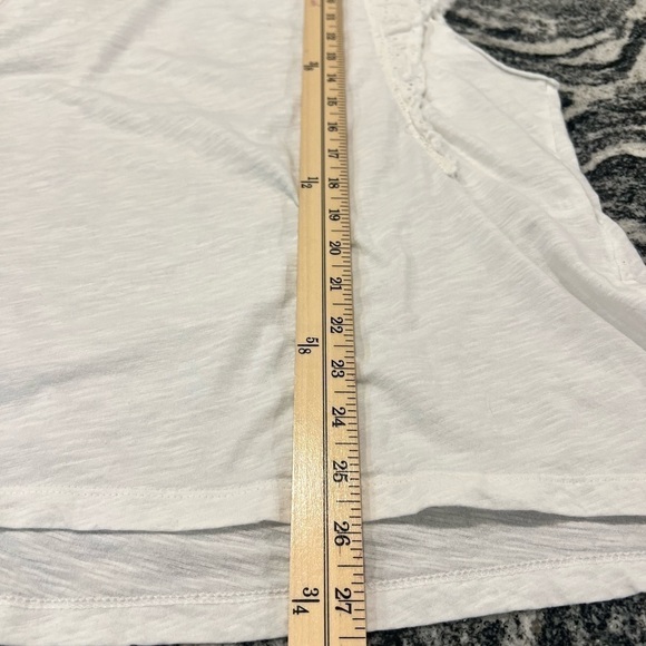 PILCRO for Anthropologie White top with eyelet elements and wide arm opening - Picture 7 of 14